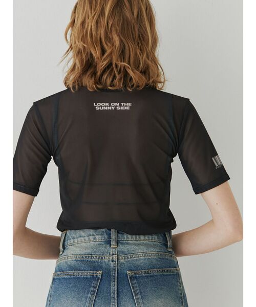 jouetie(ジュエティ)の「ハーフスリーブタトゥーシアートップス(Tシャツ/カットソー・レディース・ブラック/オフホワイト/カーキ・MEDIUM)」の13枚目の写真