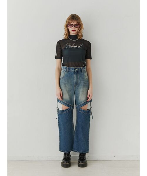 jouetie(ジュエティ)の「ハーフスリーブタトゥーシアートップス(Tシャツ/カットソー・レディース・ブラック/オフホワイト/カーキ・MEDIUM)」の15枚目の写真