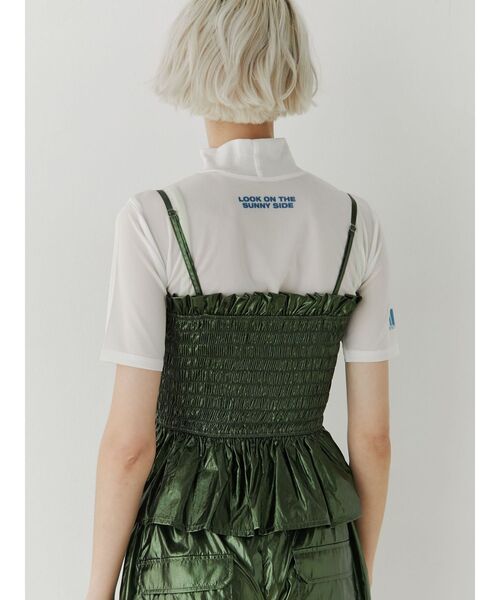 jouetie(ジュエティ)の「ハーフスリーブタトゥーシアートップス(Tシャツ/カットソー・レディース・ブラック/オフホワイト/カーキ・MEDIUM)」の19枚目の写真