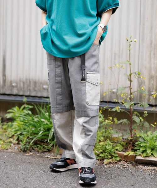 DOUBLE NAME（ダブルネーム）の「ヘンプＭＩＸワークビルドパンツ（その他パンツ・レディース・スミクロ/ベージュ・FREE）」の6枚目の写真