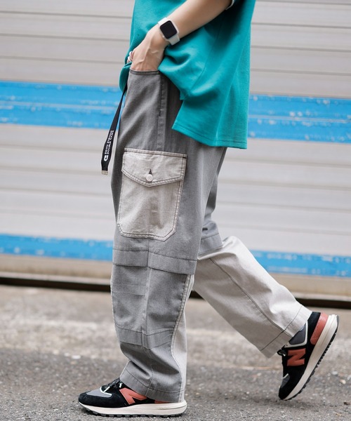 DOUBLE NAME（ダブルネーム）の「ヘンプＭＩＸワークビルドパンツ（その他パンツ・レディース・スミクロ/ベージュ・FREE）」の7枚目の写真