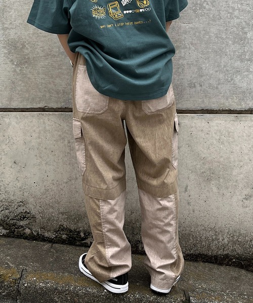 DOUBLE NAME（ダブルネーム）の「ヘンプＭＩＸワークビルドパンツ（その他パンツ・レディース・スミクロ/ベージュ・FREE）」の8枚目の写真