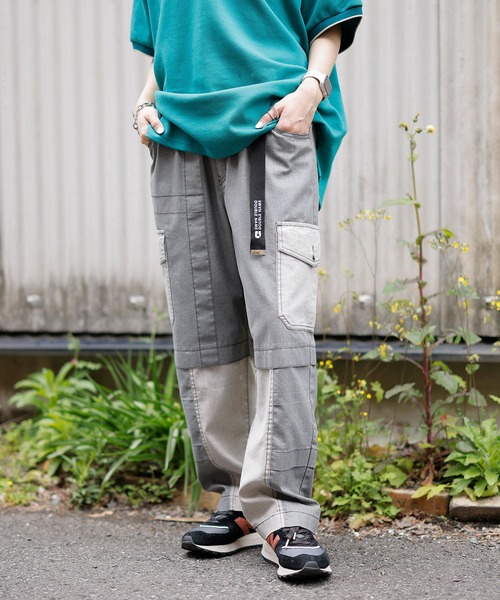 DOUBLE NAME（ダブルネーム）の「ヘンプＭＩＸワークビルドパンツ（その他パンツ・レディース・スミクロ/ベージュ・FREE）」の10枚目の写真