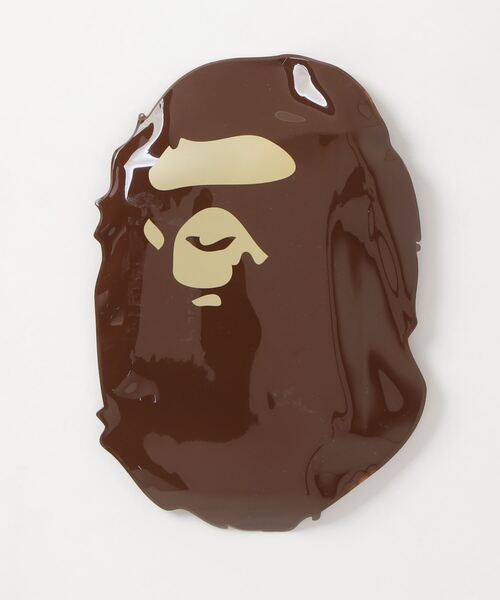 A BATHING APE（アベイシングエイプ）の「TEXT COLOR COMO MASK M（マスク・メンズ・ブラック・FREE）」の2枚目の写真