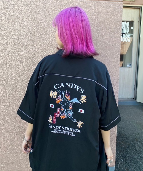 Candy Stripper（キャンディストリッパー）の「CANDY TOKYO シャツ（シャツ/ブラウス・レディース・ネイビー/ブラック/ライトブルー・2）」の18枚目の写真