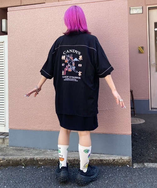 Candy Stripper（キャンディストリッパー）の「CANDY TOKYO シャツ（シャツ/ブラウス・レディース・ネイビー/ブラック/ライトブルー・2）」の20枚目の写真
