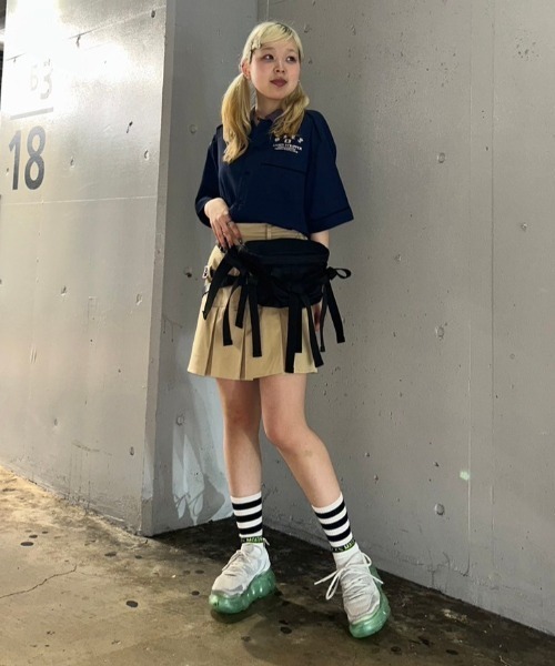 Candy Stripper（キャンディストリッパー）の「CANDY TOKYO シャツ（シャツ/ブラウス・レディース・ネイビー/ブラック/ライトブルー・2）」の9枚目の写真