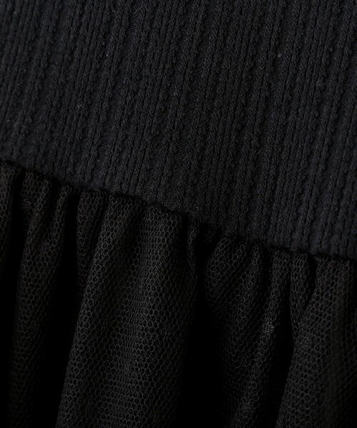 PROPORTION BODY DRESSING(プロポーションボディドレッシング)の「2WAYチュールドッキングワンピース / 1214140423(ワンピース・レディース・グレー/ブラック・SMALL/MEDIUM)」の18枚目の写真