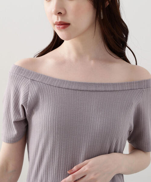 PROPORTION BODY DRESSING(プロポーションボディドレッシング)の「2WAYチュールドッキングワンピース / 1214140423(ワンピース・レディース・グレー/ブラック・SMALL/MEDIUM)」の4枚目の写真