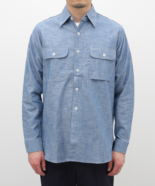 BIG YANK（ビッグヤンク）の「【BIG YANK / ビッグヤンク】1952 CHAMBRAY（シャツ/ブラウス・メンズ・ブルー系その他・16/15 /17）」の3枚目の写真