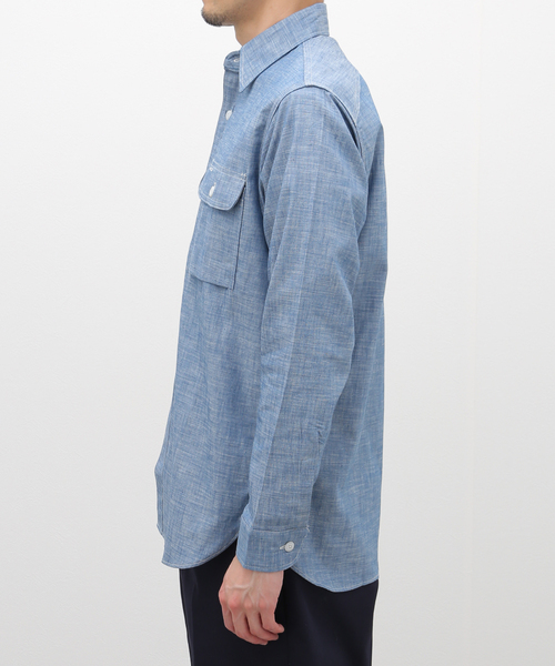 BIG YANK（ビッグヤンク）の「【BIG YANK / ビッグヤンク】1952 CHAMBRAY（シャツ/ブラウス・メンズ・ブルー系その他・16/15 /17）」の4枚目の写真