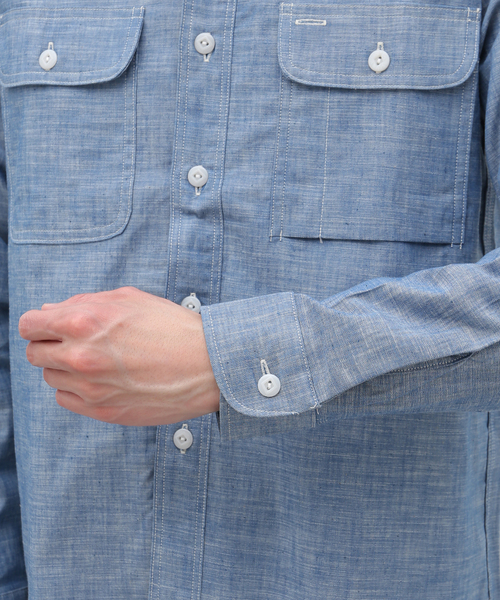 BIG YANK（ビッグヤンク）の「【BIG YANK / ビッグヤンク】1952 CHAMBRAY（シャツ/ブラウス・メンズ・ブルー系その他・16/15 /17）」の9枚目の写真
