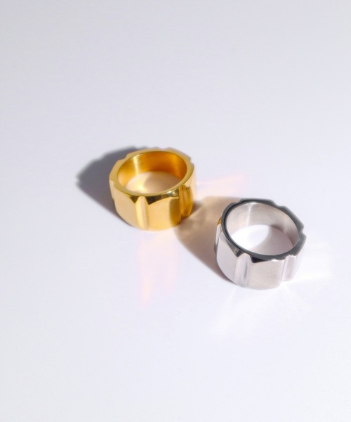 TUWAKRIM(トゥワクリム)の「【TUWAKRIM】Chocolate ring(リング・レディース・ゴールド/シルバー・MEDIUM/LARGE/X-LARGE)」の1枚目の写真