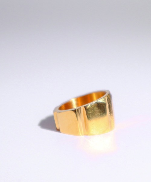 TUWAKRIM(トゥワクリム)の「【TUWAKRIM】Chocolate ring(リング・レディース・ゴールド/シルバー・MEDIUM/LARGE/X-LARGE)」の2枚目の写真