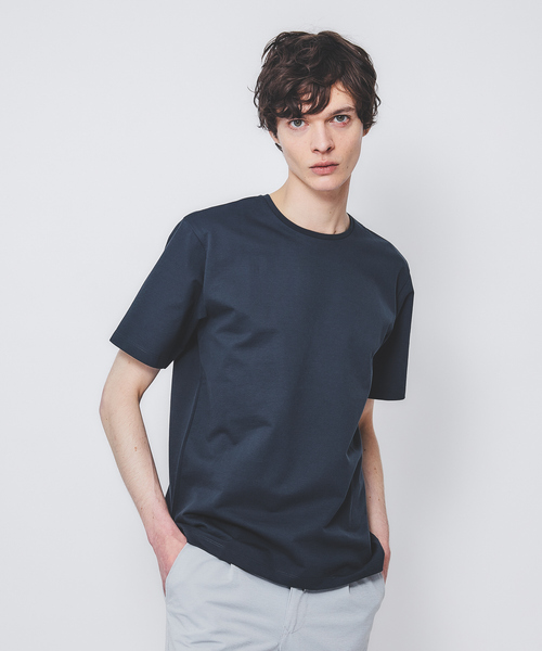 ABAHOUSE GRAY（アバハウスグレイ）の「【COOL DRYMAX」シルケットカノコTシャツ（Tシャツ/カットソー・メンズ・グレイッシュベージュ/ブラック/グリーン/ホワイト/ネイビー・46/50/48）」の12枚目の写真