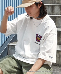 【FELIX & CASPER & Woody Woodpecker】別注 ヴィンテージライクデザイン ビッグシルエット半袖Tシャツ/フェリックス/キャスパー/ウッディー・ウッドペッカー