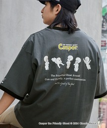 【FELIX & CASPER & Woody Woodpecker】別注 ヴィンテージライクデザイン ビッグシルエット半袖Tシャツ/フェリックス/キャスパー/ウッディー・ウッドペッカー