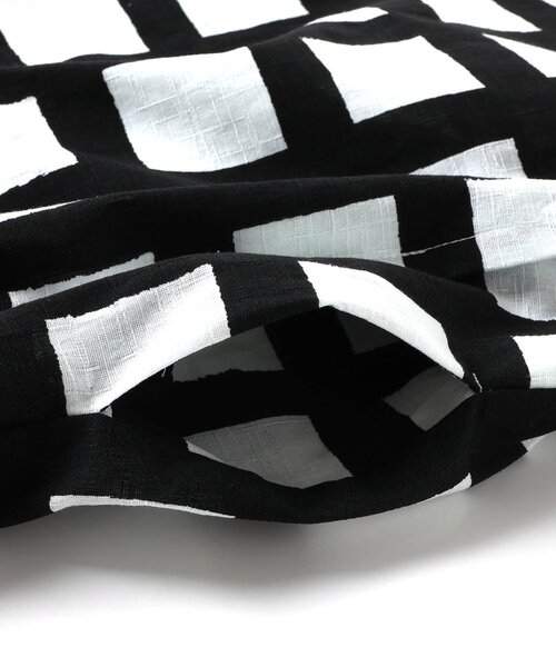 p.premier（ピードットプルミエ）の「BIG格子柄２WAY浴衣（浴衣・キッズ・レッド/ブラック/ターコイズブルー・120/110/100/90/140/130）」の16枚目の写真