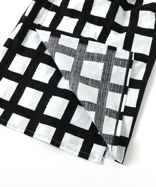 p.premier（ピードットプルミエ）の「BIG格子柄２WAY浴衣（浴衣・キッズ・レッド/ブラック/ターコイズブルー・120/110/100/90/140/130）」の17枚目の写真