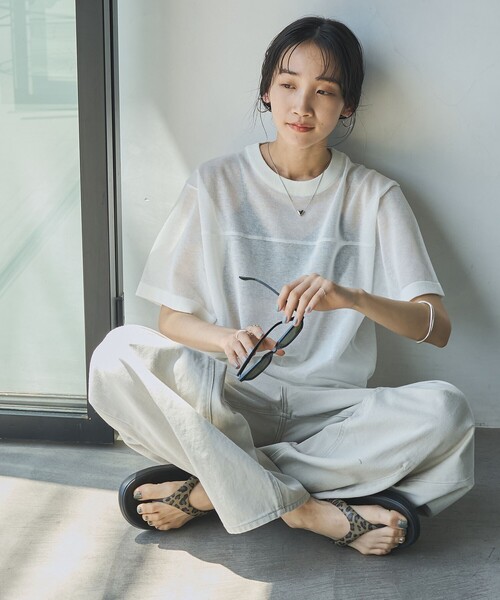 coen（コーエン）の「【C.Mt】FORM　THONG（23cm／24cm／25cm）（WEB限定サイズ）（サンダル・レディース・その他1/グレー/ブラック・24cm/23cm/25cm）」の8枚目の写真