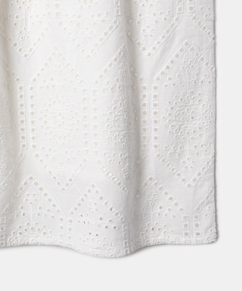 ROPE' PICNIC（ロペピクニック）の「【KIDS】INDIAレースワンピース（ワンピース・キッズ・レッド/オフホワイト・110/150/140/130/120）」の12枚目の写真