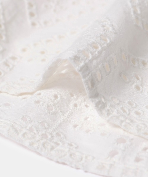 ROPE' PICNIC（ロペピクニック）の「【KIDS】INDIAレースワンピース（ワンピース・キッズ・レッド/オフホワイト・110/150/140/130/120）」の3枚目の写真