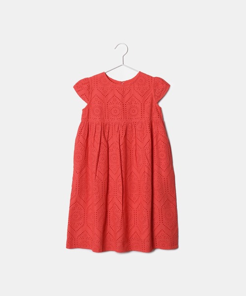 ROPE' PICNIC（ロペピクニック）の「【KIDS】INDIAレースワンピース（ワンピース・キッズ・レッド/オフホワイト・110/150/140/130/120）」の5枚目の写真