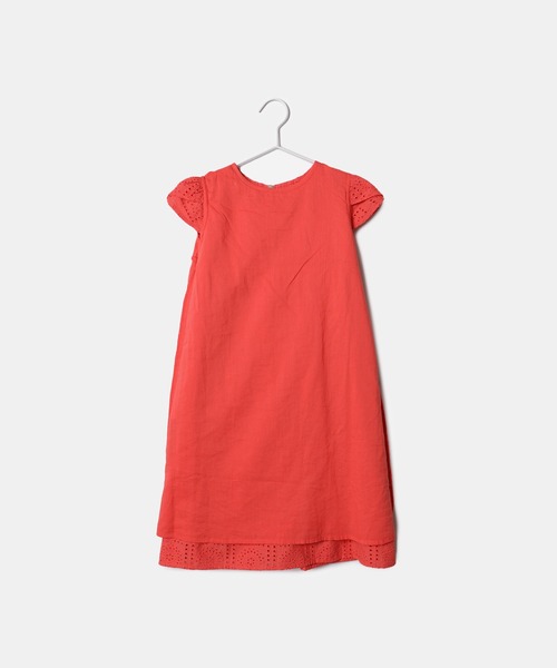 ROPE' PICNIC（ロペピクニック）の「【KIDS】INDIAレースワンピース（ワンピース・キッズ・レッド/オフホワイト・110/150/140/130/120）」の6枚目の写真