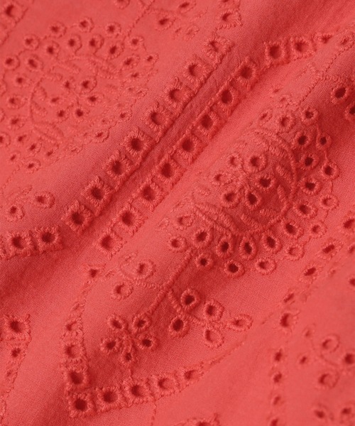 ROPE' PICNIC（ロペピクニック）の「【KIDS】INDIAレースワンピース（ワンピース・キッズ・レッド/オフホワイト・110/150/140/130/120）」の15枚目の写真