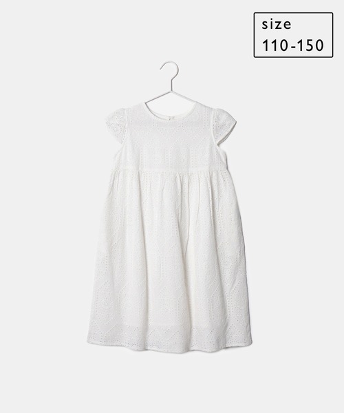 ROPE' PICNIC（ロペピクニック）の「【KIDS】INDIAレースワンピース（ワンピース・キッズ・レッド/オフホワイト・110/150/140/130/120）」の17枚目の写真