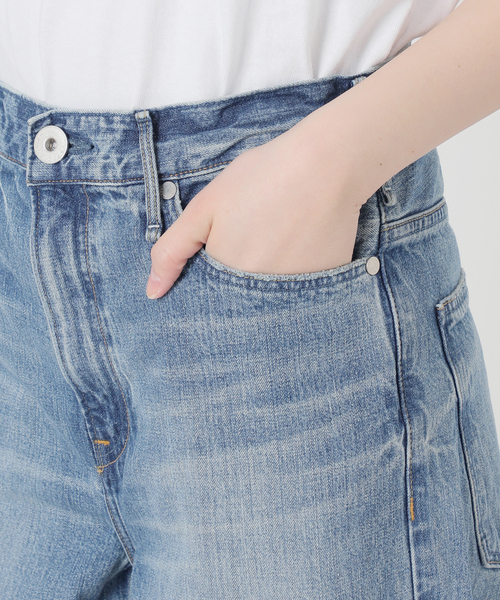 美品 イエナ アッパーハイツ別注 THE BROTHER ワイドストレートデニム upper hights/アッパーハイツ】別注 THE BROTHER ワイド