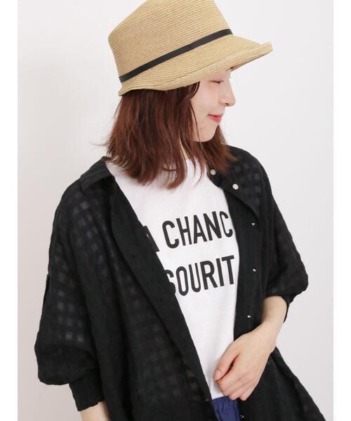 Samansa Mos2（サマンサ モスモス）の「シャドーチェックシャツチュニック（シャツ/ブラウス・レディース・ミント/ブラック/ブルー/オフホワイト・F）」の14枚目の写真