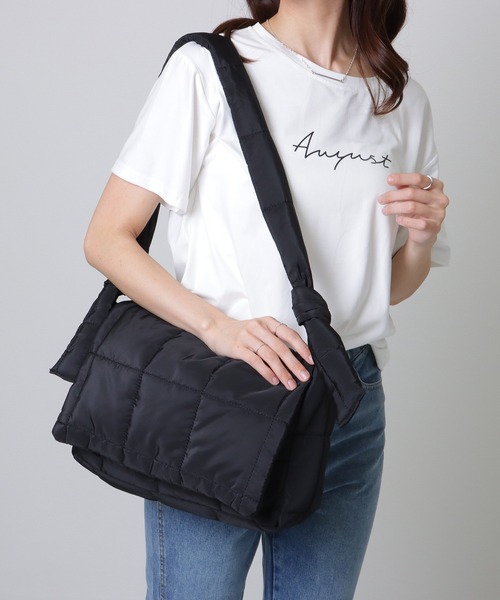 Lace Ladies(レースレディース)の「キルティング スクエア フラップ ショルダー バッグ(ショルダーバッグ・レディース・ブラック・FREE)」の5枚目の写真