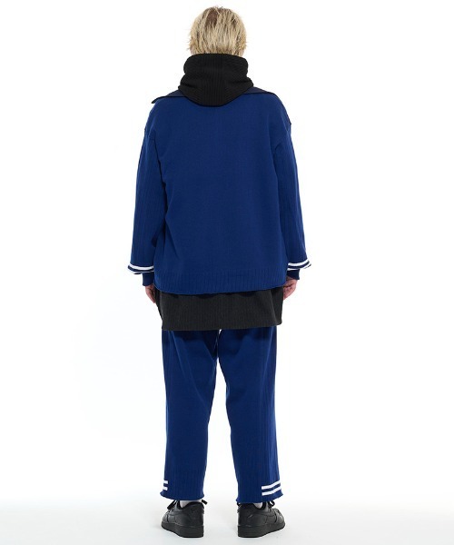 masterkey（マスターキー）の「mj9947- FLEXIBLE RIB-JK ニットジャケット（その他アウター・メンズ・ブラウン/グレー/ブルー・FREE）」の6枚目の写真