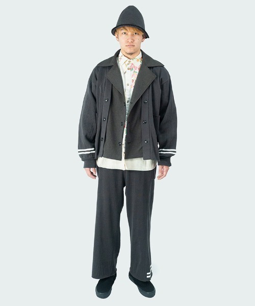 masterkey（マスターキー）の「mj9947- FLEXIBLE RIB-JK ニットジャケット（その他アウター・メンズ・ブラウン/グレー/ブルー・FREE）」の9枚目の写真