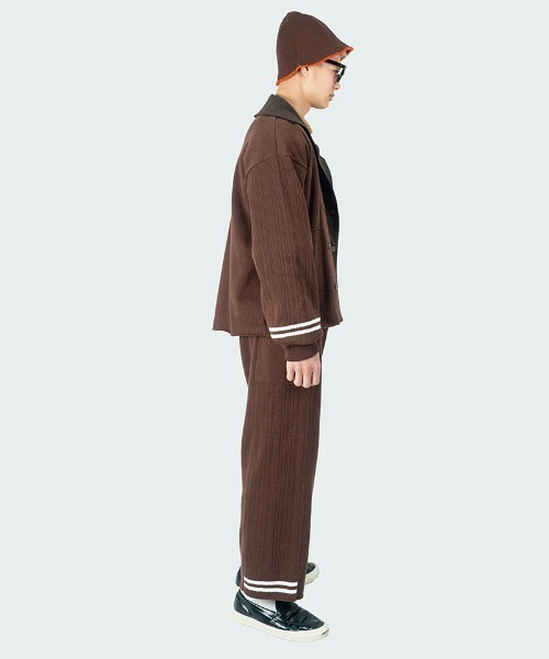 masterkey（マスターキー）の「mj9947- FLEXIBLE RIB-JK ニットジャケット（その他アウター・メンズ・ブラウン/グレー/ブルー・FREE）」の15枚目の写真