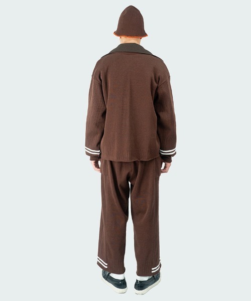 masterkey（マスターキー）の「mj9947- FLEXIBLE RIB-JK ニットジャケット（その他アウター・メンズ・ブラウン/グレー/ブルー・FREE）」の16枚目の写真