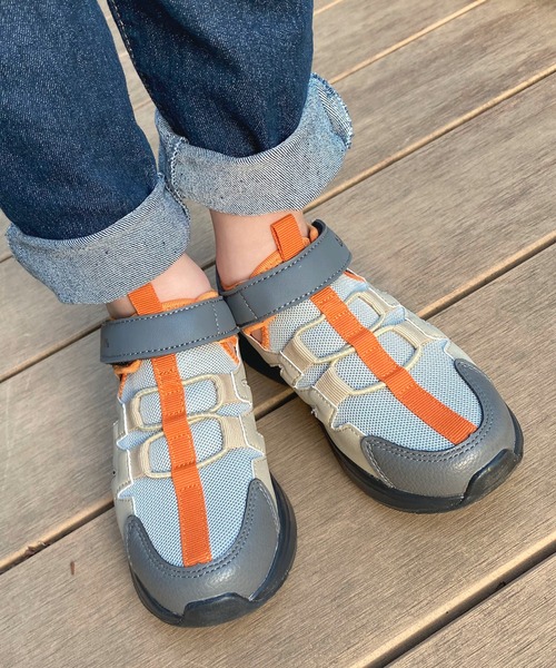 GERRY（ジェリー）の「GERRY ジェリー ブランド ロゴ マジックテープ 調整可能 キッズ スポーツ サンダル スニーカーサンダル スポーツサンダル 16cm 17cm 18cm 19cm 20cm（サンダル・キッズ・ベージュ/ブラック/カーキ・18cm/19cm/17cm/16cm/20cm）」の9枚目の写真
