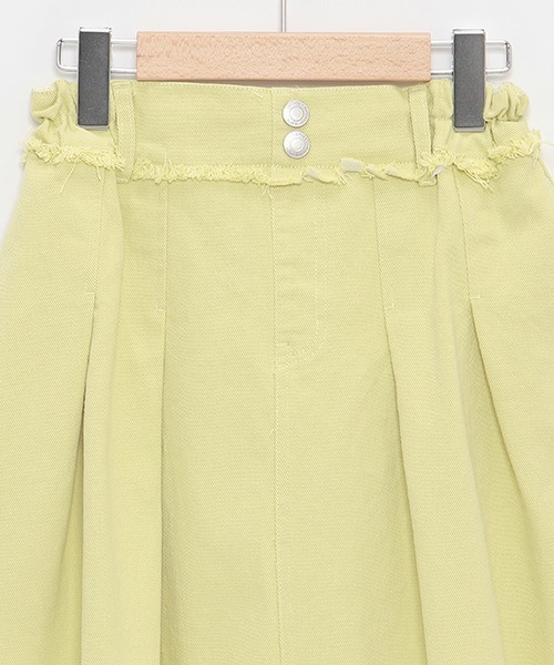 by LOVEiT(バイラビット)の「フリンジデニムスカート(デニムスカート・キッズ・オフホワイト/ライム/ブルー・130cm/140cm/150cm/160cm/120cm)」の6枚目の写真