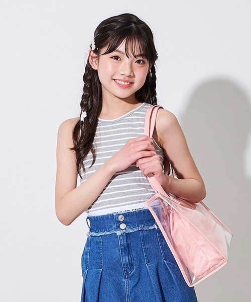 by LOVEiT(バイラビット)の「フリンジデニムスカート(デニムスカート・キッズ・オフホワイト/ライム/ブルー・130cm/140cm/150cm/160cm/120cm)」の19枚目の写真