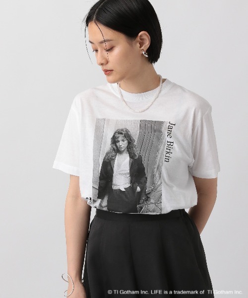 A part by(アパートバイ)の「≪追加2≫LIFEcelebrityT(Tシャツ/カットソー・レディース・オフホワイト/ホワイト系その他5・FREE)」の2枚目の写真