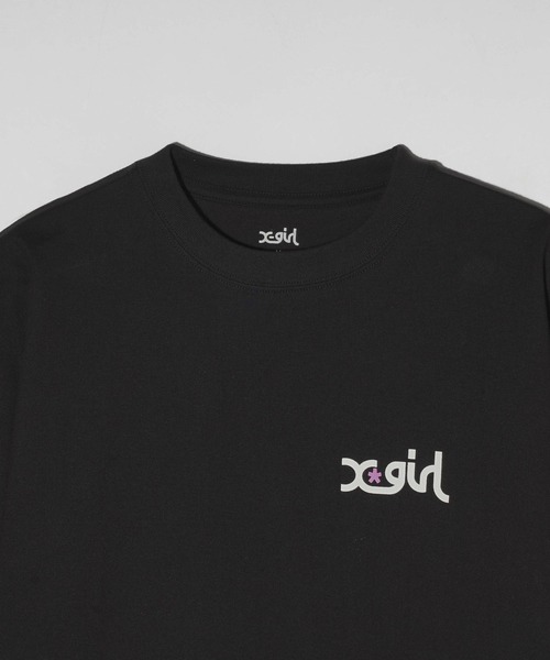X-girl（エックスガール）の「X-girl × HAZE S/S TEE（Tシャツ/カットソー・レディース・ホワイト/ブラック・S/M/L/XL）」の11枚目の写真