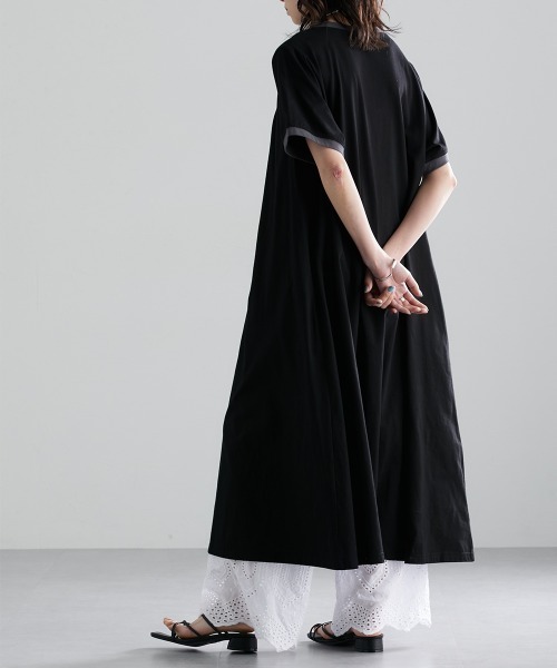 Soiunique（スワユニーク）の「綿１００％裾ダイヤレース切替ペチパンツ ［Soiunique］（その他パンツ・レディース・オフホワイト/ブラック/カーキ・M/L/LL）」の15枚目の写真