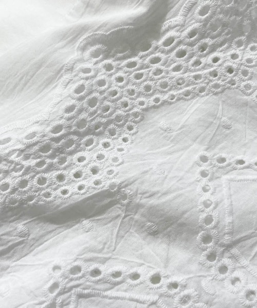 Soiunique（スワユニーク）の「綿１００％裾ダイヤレース切替ペチパンツ ［Soiunique］（その他パンツ・レディース・オフホワイト/ブラック/カーキ・M/L/LL）」の21枚目の写真