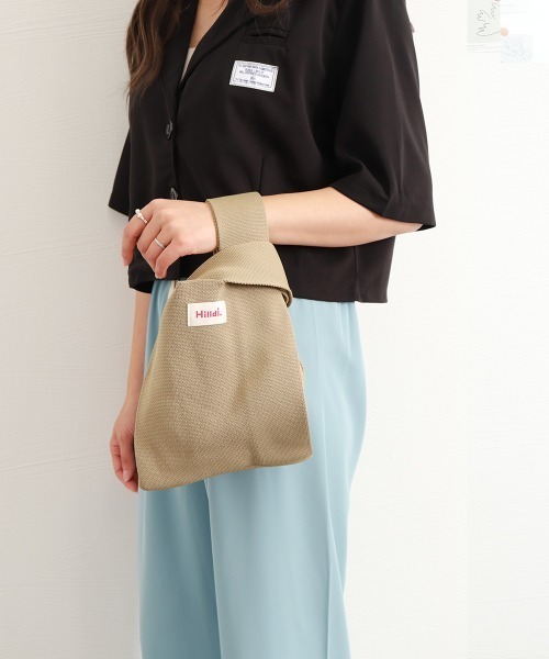 Miniministore(ミニミニストア)の「ショルダー付き2way ミニトートバック(ハンドバッグ・レディース・ブラック/ベージュ/ライトブルー/ブラウン/ダークベージュ/アイボリー/パープル/ピンクベージュ/ピンク/グリーン/オレンジ/ライトグリーン・FREE)」の14枚目の写真