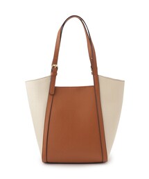 SHOO・LA・RUE | 雑材風素材コンビ　大きめサイズ トートバッグ(トートバッグ)