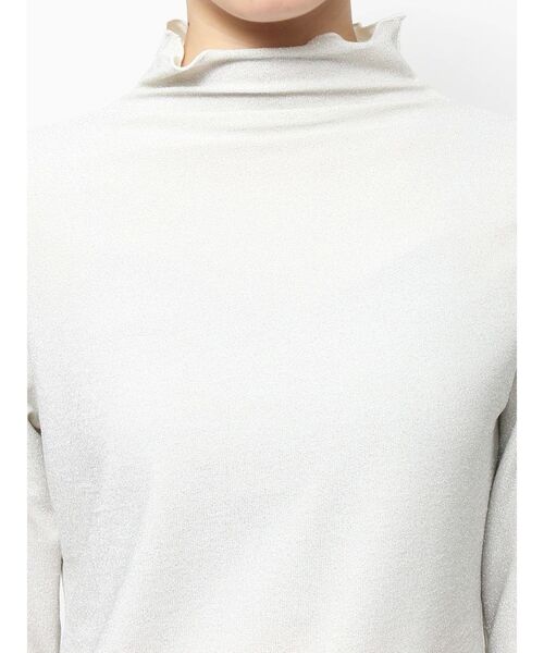 jouetie(ジュエティ)の「ラメハイネックトップス(Tシャツ/カットソー・レディース・ブラック/ブルー/オフホワイト/レッド・MEDIUM)」の18枚目の写真