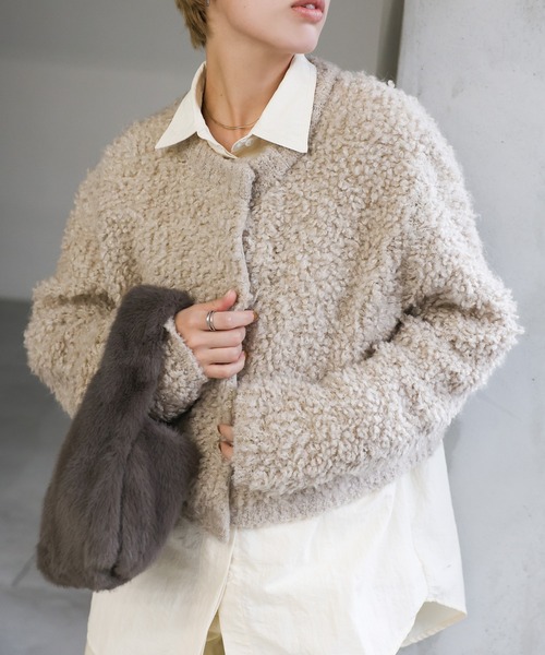 Maku by Maku Textiles/Oolong/ショートカーディガン Maku by Maku Textiles/Oolong/ショートカーディガン