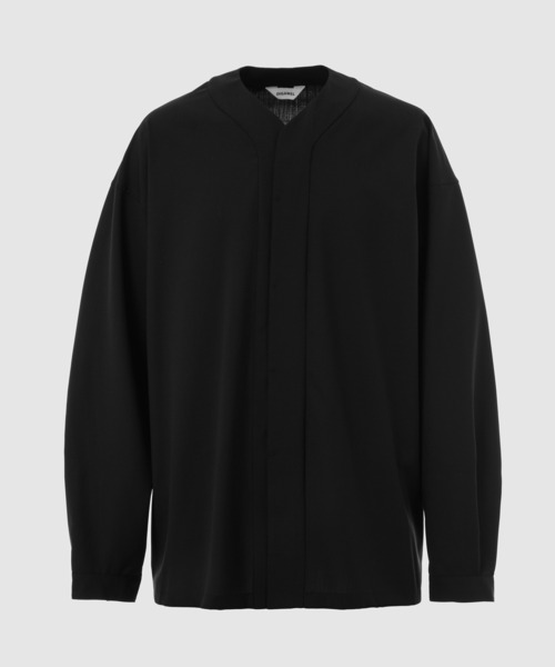 DIGAWEL(ディガウェル)の「Baseball shirt(シャツ/ブラウス・メンズ・ネイビー/ブラック・2)」の2枚目の写真