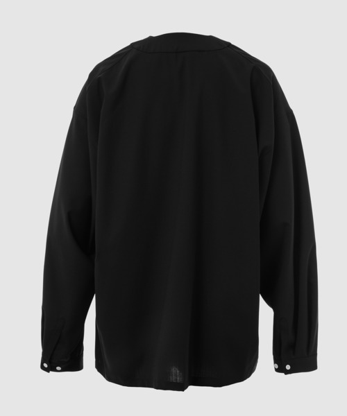 DIGAWEL(ディガウェル)の「Baseball shirt(シャツ/ブラウス・メンズ・ネイビー/ブラック・2)」の3枚目の写真